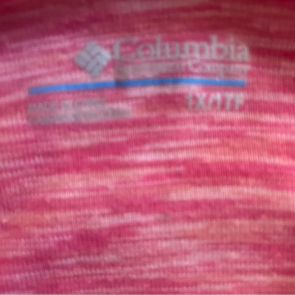 Columbia heather pink/white Lightweight hooded athletic jacket - Picture 7 of 9